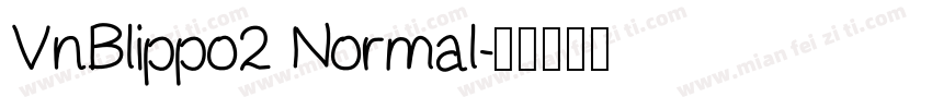 VnBlippo2 Normal字体转换